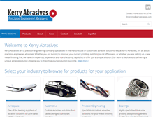 Tablet Screenshot of kerryabrasives.com
